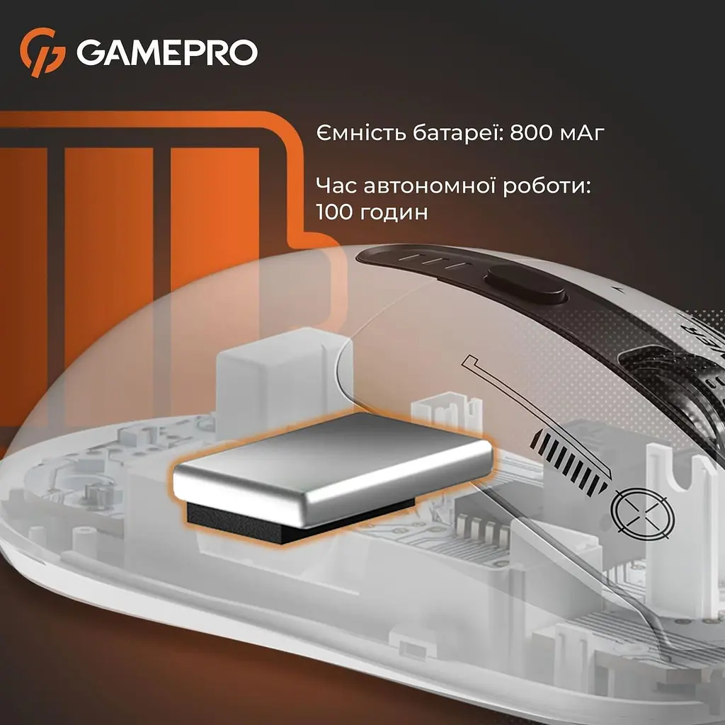 Мышь GamePro Genesis Winner White (GM079W) U1 - фото 11