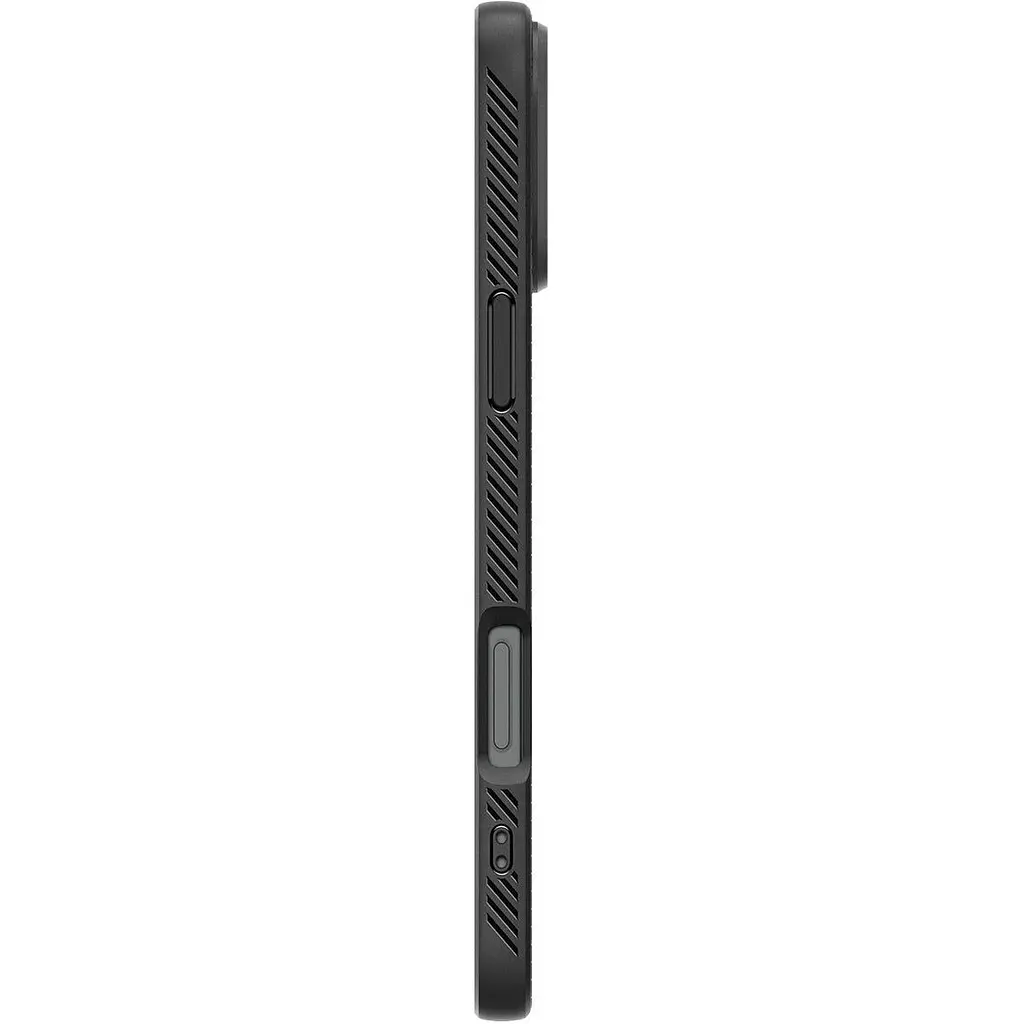 Оригинальный противоударный чехол Spigen Liquid Air Armor для Iphone 16 Pro Max (6.9") Matte Black ACS07988 - фото 7