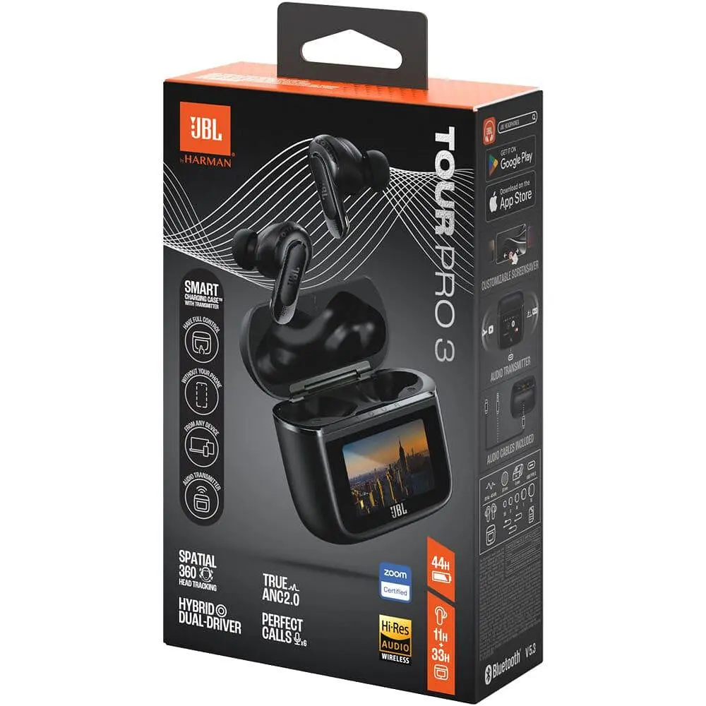 Навушники JBL TWS Tour Pro 3 Black (JBLTOURPRO3BLK) - фото 14