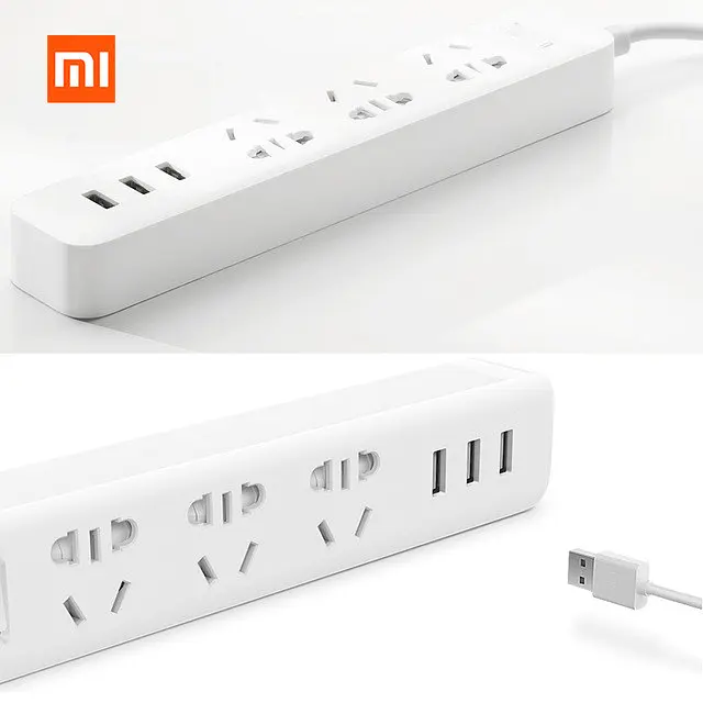 Фільтр подовжувач Mi Power Strip 3 USB 1.8m 15 W XMCXB01QM - фото 3