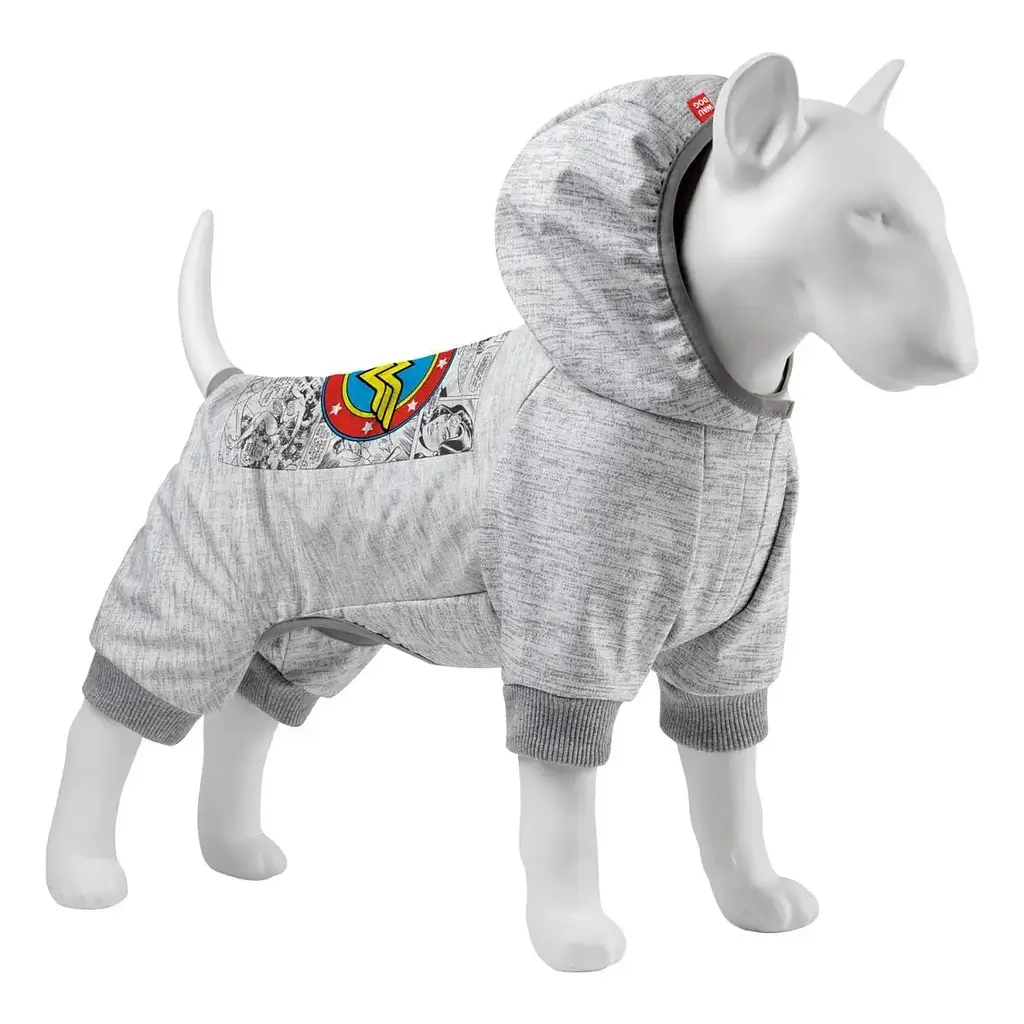 Комбинезон для собак Waudog Clothes, Чудо-женщина комикс, софтшелл, XS25 - фото 2