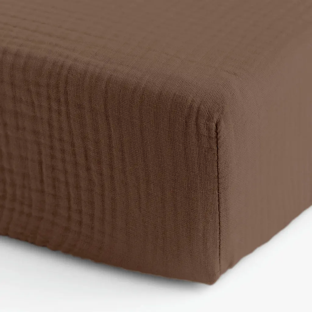 Простирадло на резинці муслін Cosas Caramel 200х200х20 см (013Muslin_Caramel_200x200x20) - фото 5