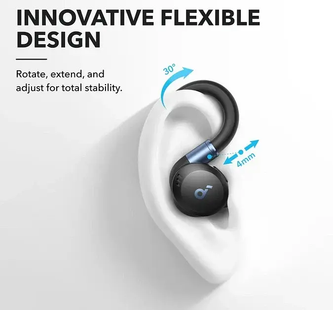 Навушники Anker SoundCore Sport X20 Black - фото 3