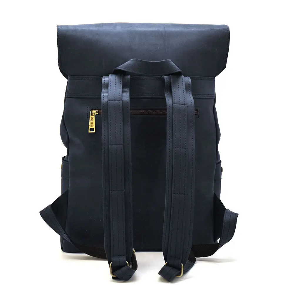 Чоловічий шкіряний рюкзак TARWA 42х33х12 см sum0026137 - фото 4