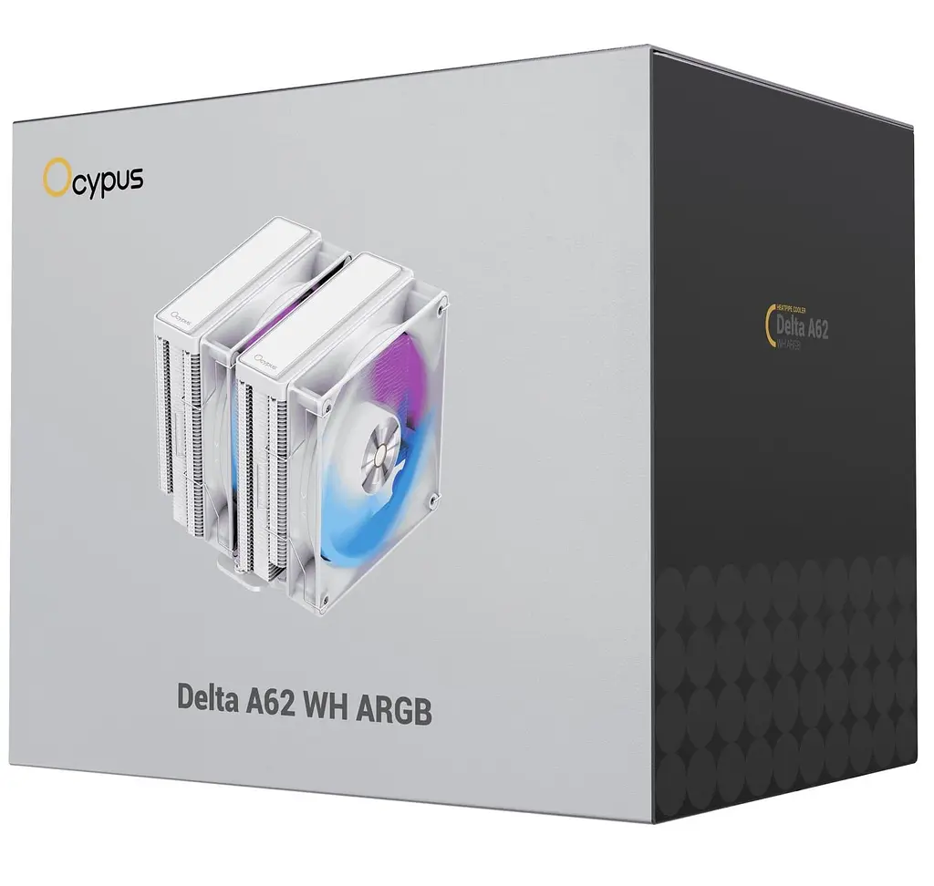 Кулер для процесора Ocypus DELTA A62 ARGB White (DELTA-A62-WH2NAWN00X-GL) - фото 8