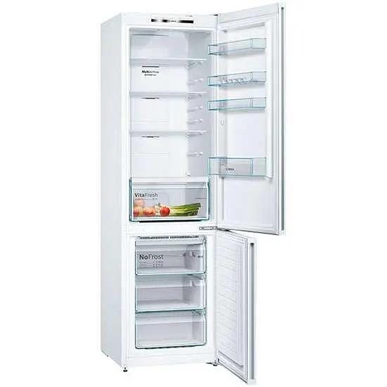 Холодильник Bosch KGN39UW316 203х66х60см 2 двері холодильне відділення 279 л морозильне відділення 87 л A++ NF Інв Білий (KGN39UW316) - фото 2