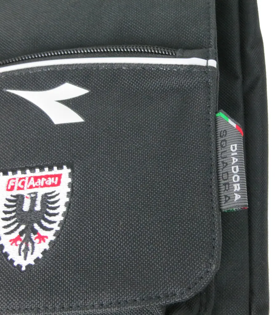 Чоловіча сумка на плече Diadora Tracolla Longstr FC Чорна - фото 8