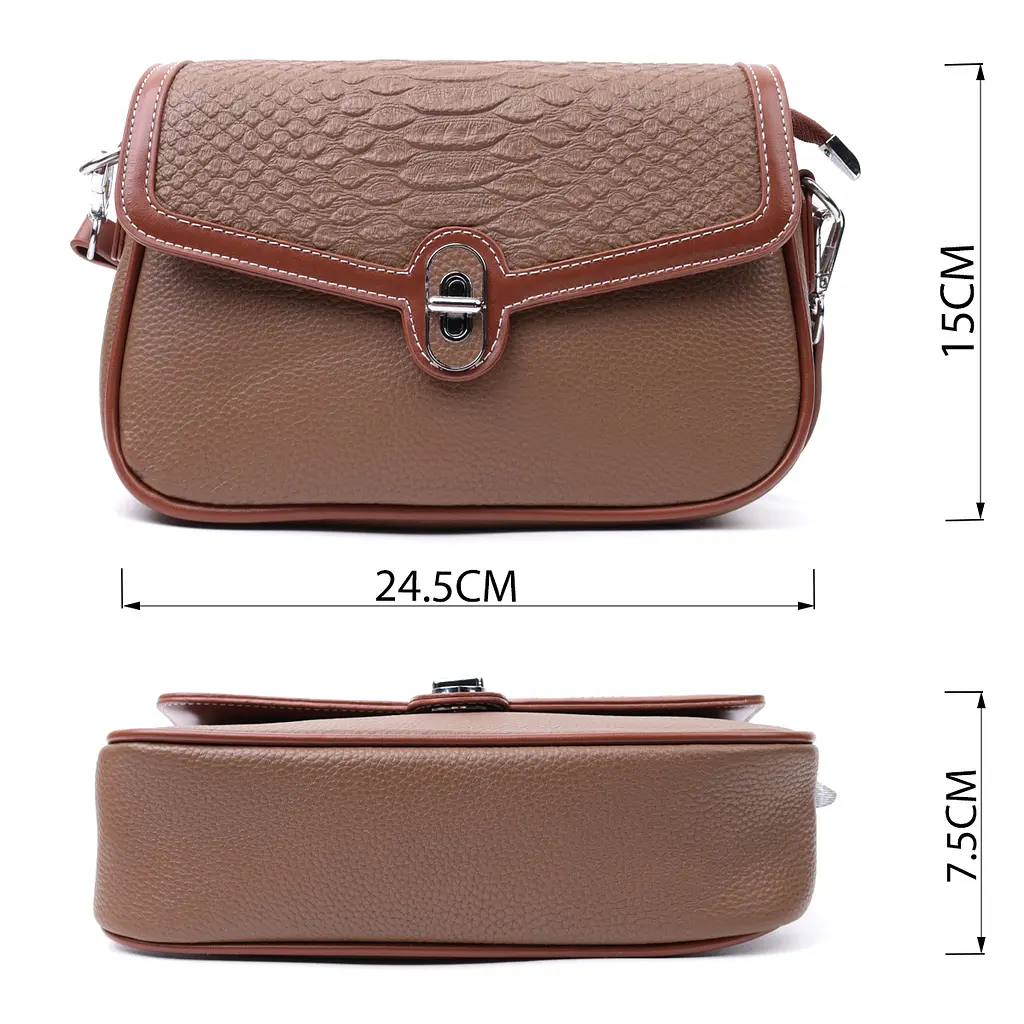 Жіноча шкіряна сумка Vintage 24.5х15х7.5 см sum0026573 - фото 3