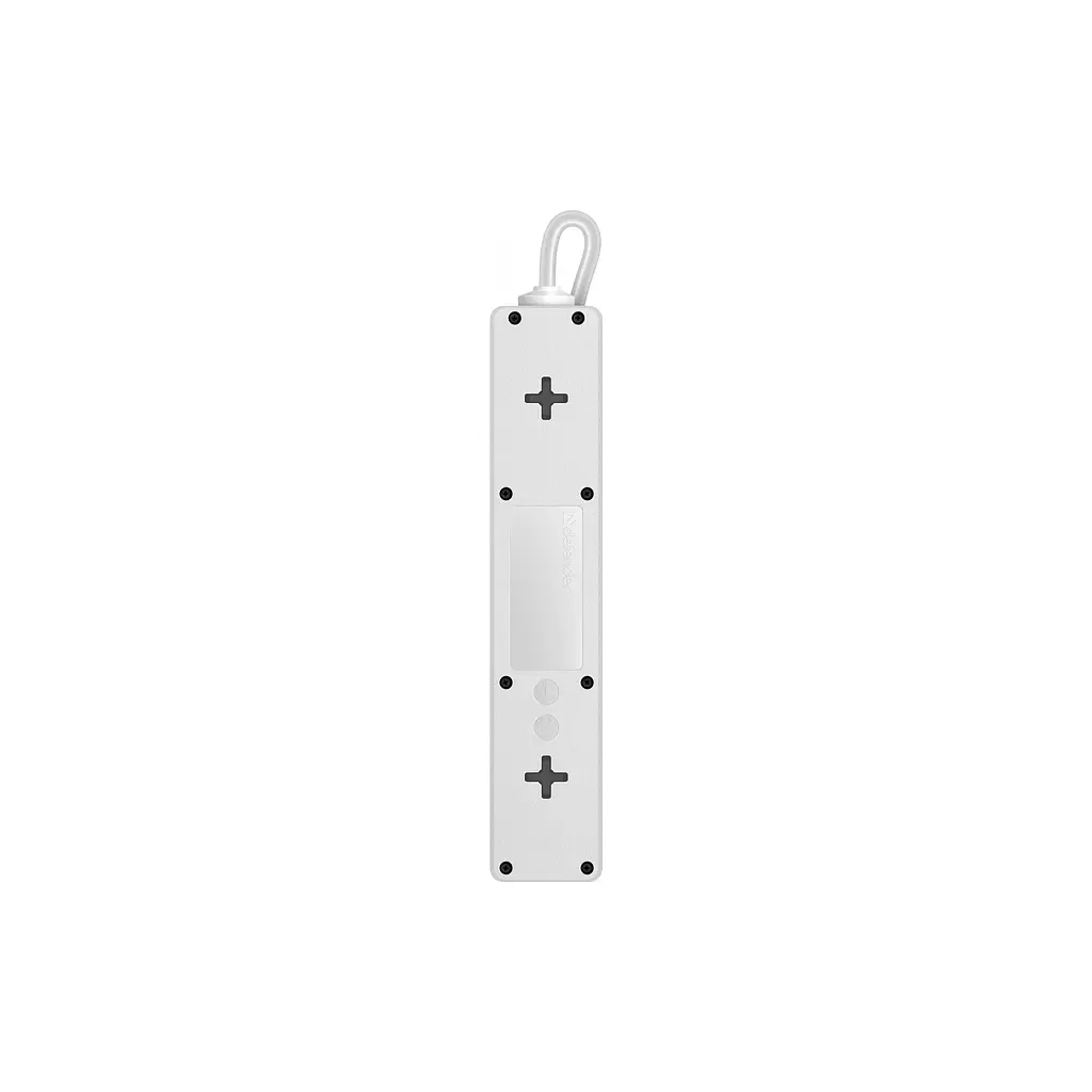 Мережевий фільтр живлення Defender ES 3m 5 роз. white (99482) - фото 4