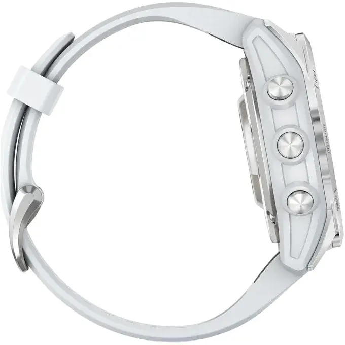 Смарт-годинник Garmin Epix Pro Gen 2 42mm Silver w. Whitestone Band (010-02802-00/01) - фото 4