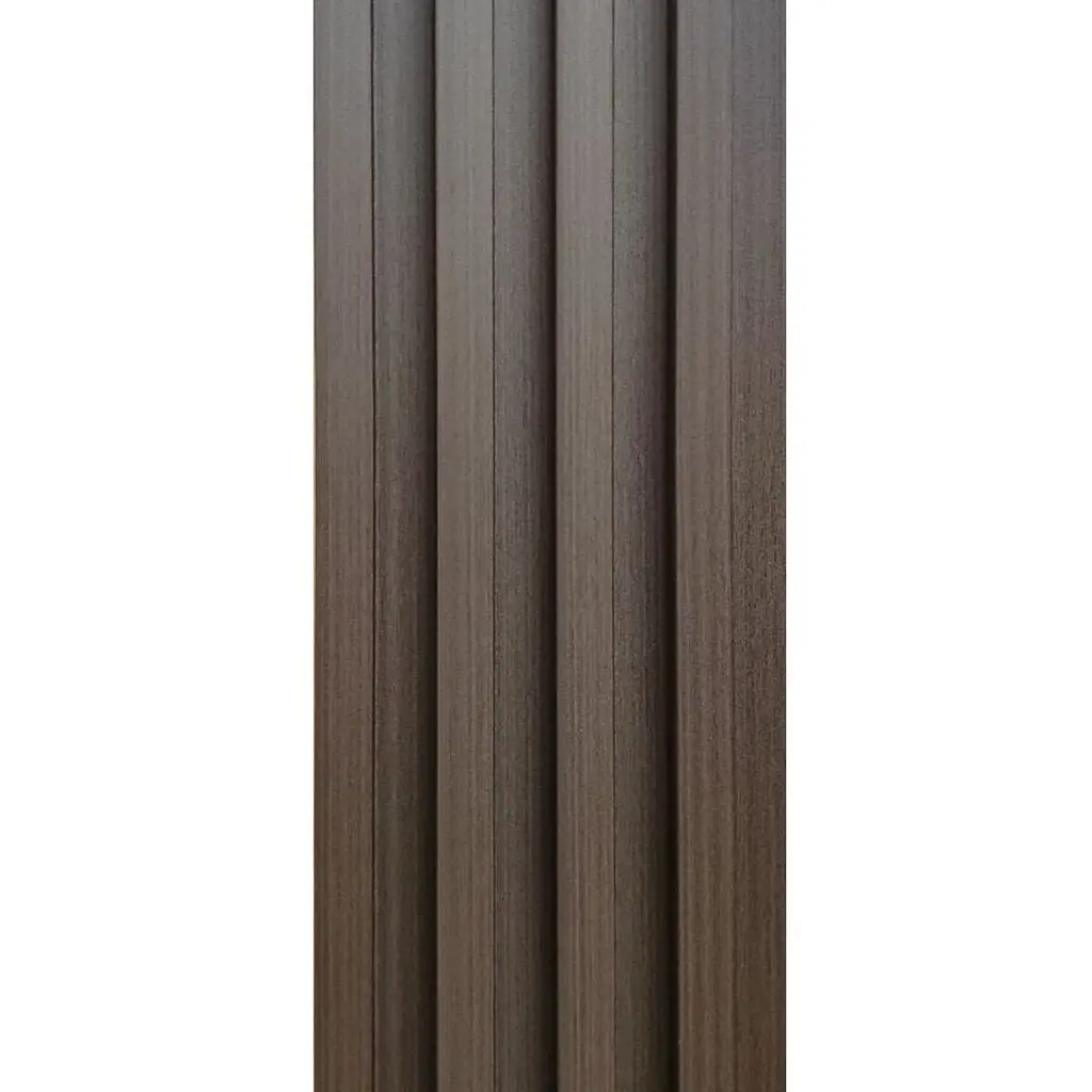 Декоративна стінова рейка Sticker Wall 160x23x3000мм (D) SW-00001537 Темно-коричнева - фото 5