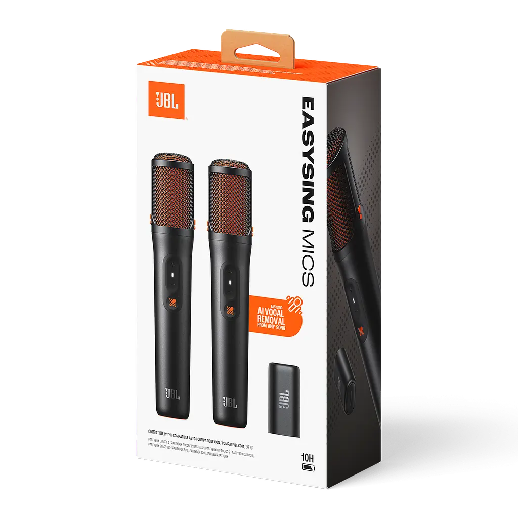 Мікрофон JBL EasySing Mics (JBLEASYSINGMICS) чорний - фото 6