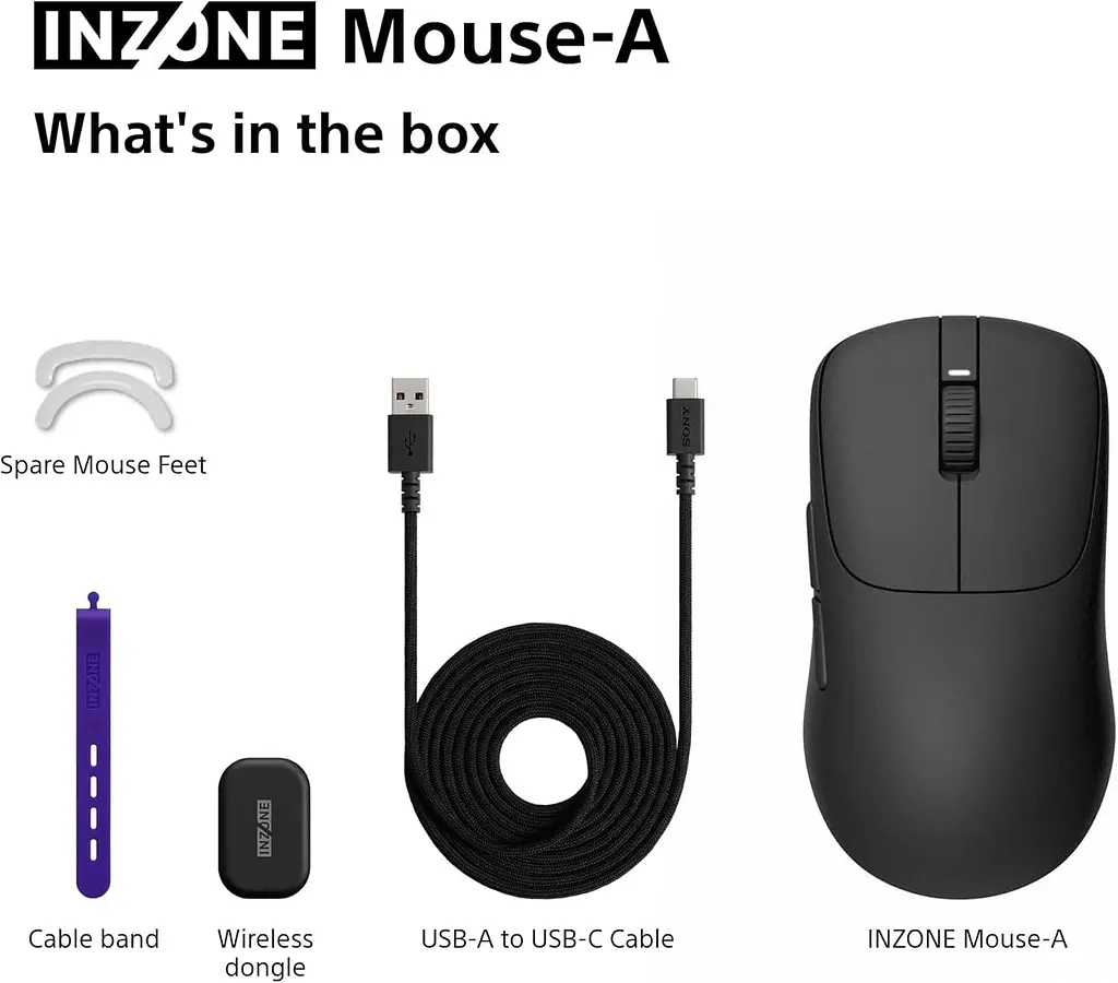 Мышь Sony INZONE Wireless (MSEG500B.E) - фото 10