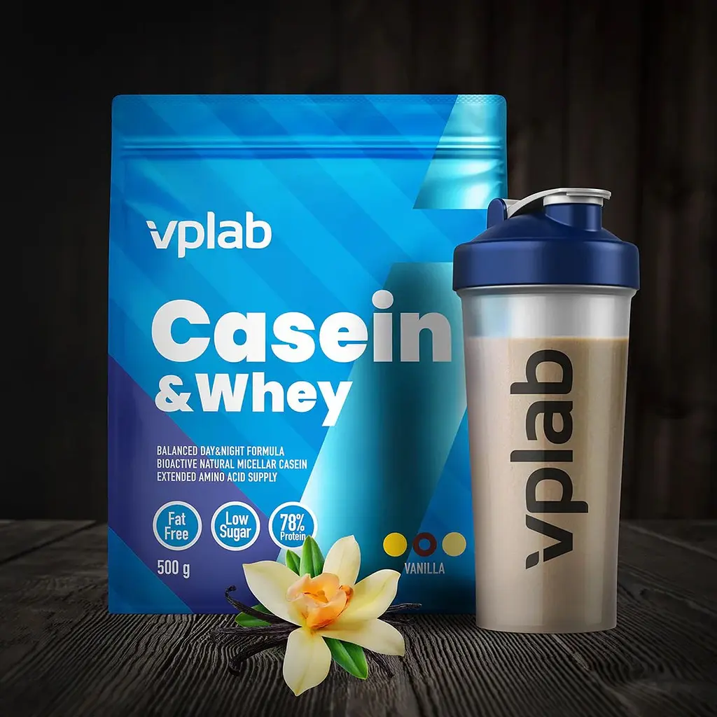 Протеиновая смесь VPLab Casein & Whey Vanilla 500 г - фото 3