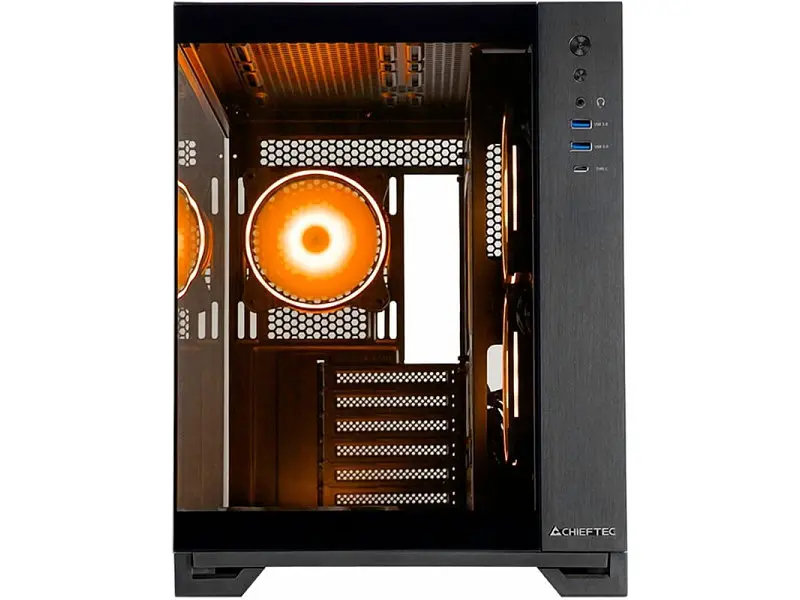 Корпус Chieftec VISIO Black (GM-30B-TG-OP) - фото 2