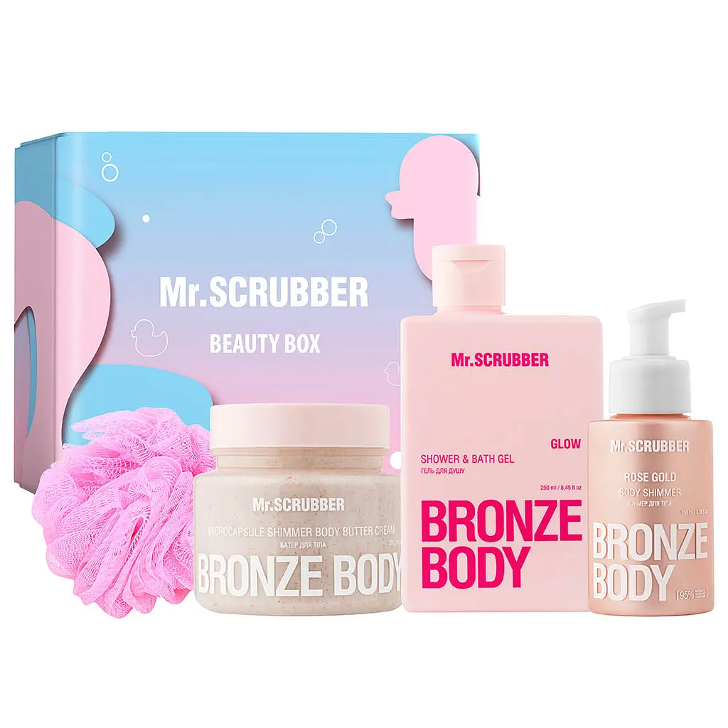 Подарунковий набір GOLD & GLOW SET Mr.SCRUBBER