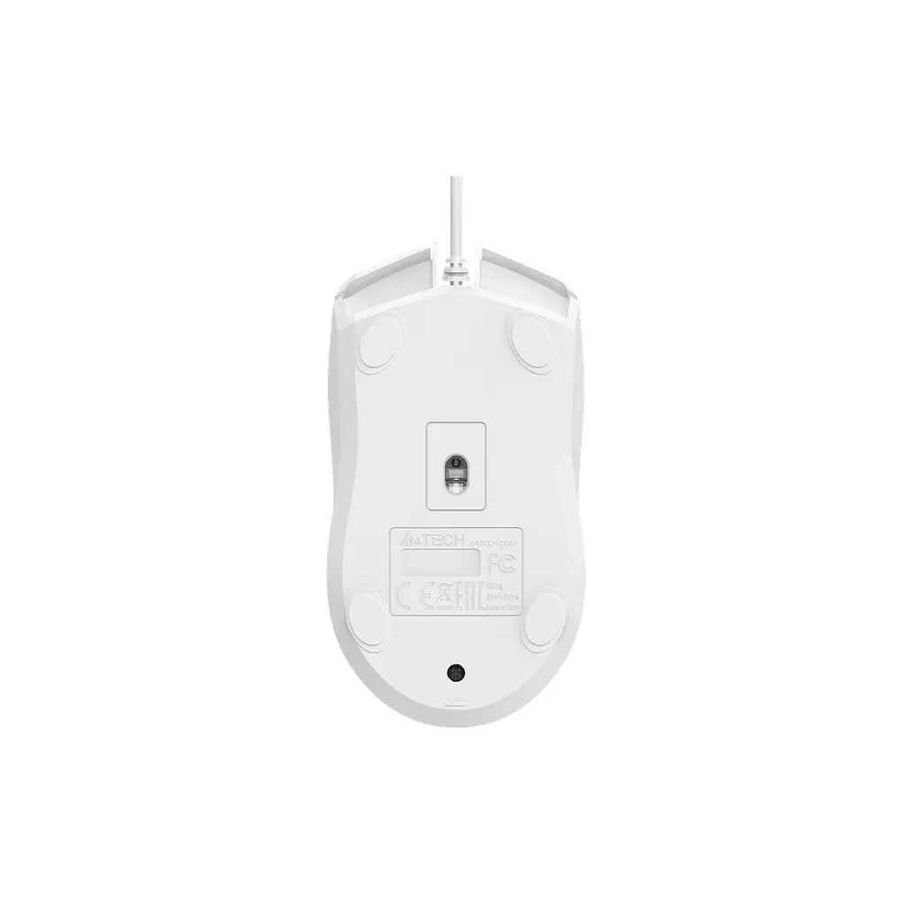 Мишка A4Tech OP-750S USB White (4711421003735) - фото 9