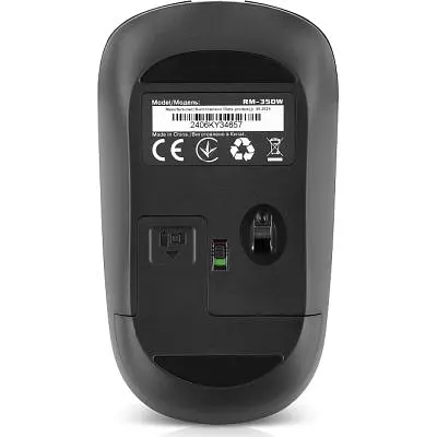 Компьютерная мышка Real-El RM-350W Wireless Black/Gray (EL123200043) - фото 6