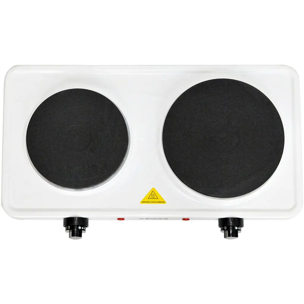 Електроплита Vegas VEP-0040 чавунна двоконфорочна (VEP-0040) - фото 2