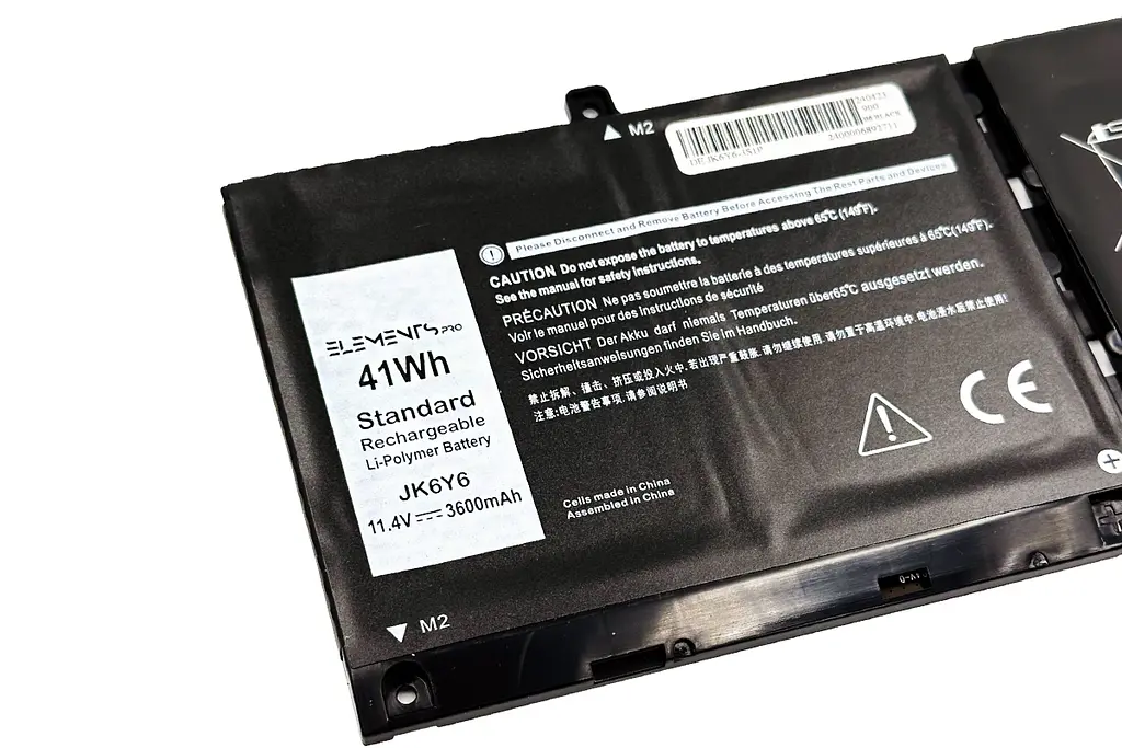 Акумулятор для Dell Vostro 5401 5402 5501 5502 Latitude 3410 3510 Inspiron 5300 5301 5400 5401 5402 5405 5408 5501 11.4V 3600 mAh (JK6Y6-3S1P-3600) - фото 2