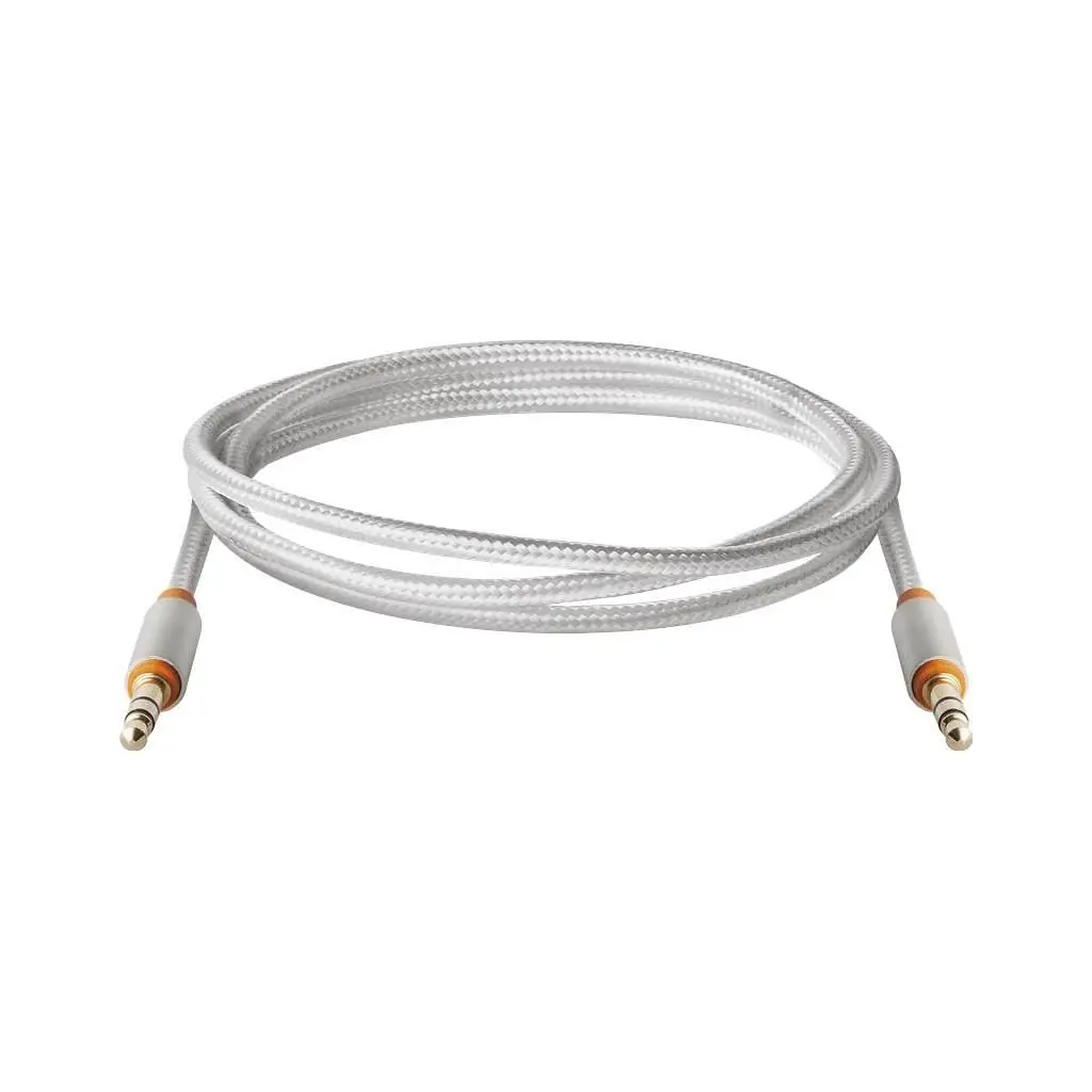 Кабель мультимедійний 3.5mm M to 3.5mm M 1.2m white Defender (87513) - фото 2