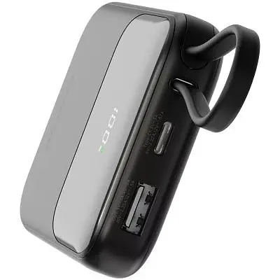 Батарея універсальна Canyon 10000mAh OnPower 101 PD/22.5W built-in cable Black (CNS-CPB101BK) - фото 6