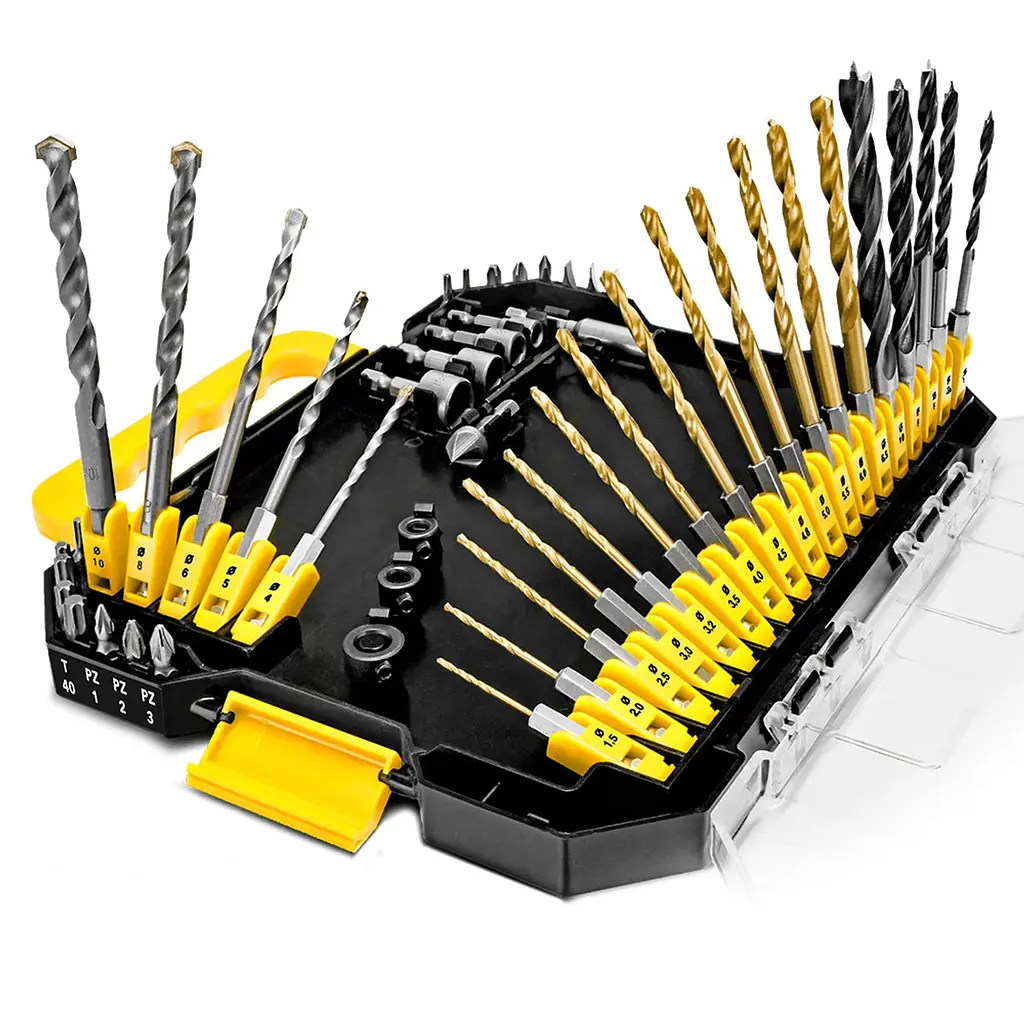 Набір біт і свердел Trotec 49 pieces Hexagon Shank Drill and Bit Set (6200001160) - фото 2