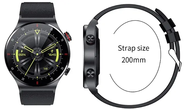 Смарт-годинник Lige QW33 Bluetooth 2 ремінці Black (12356880) - фото 3