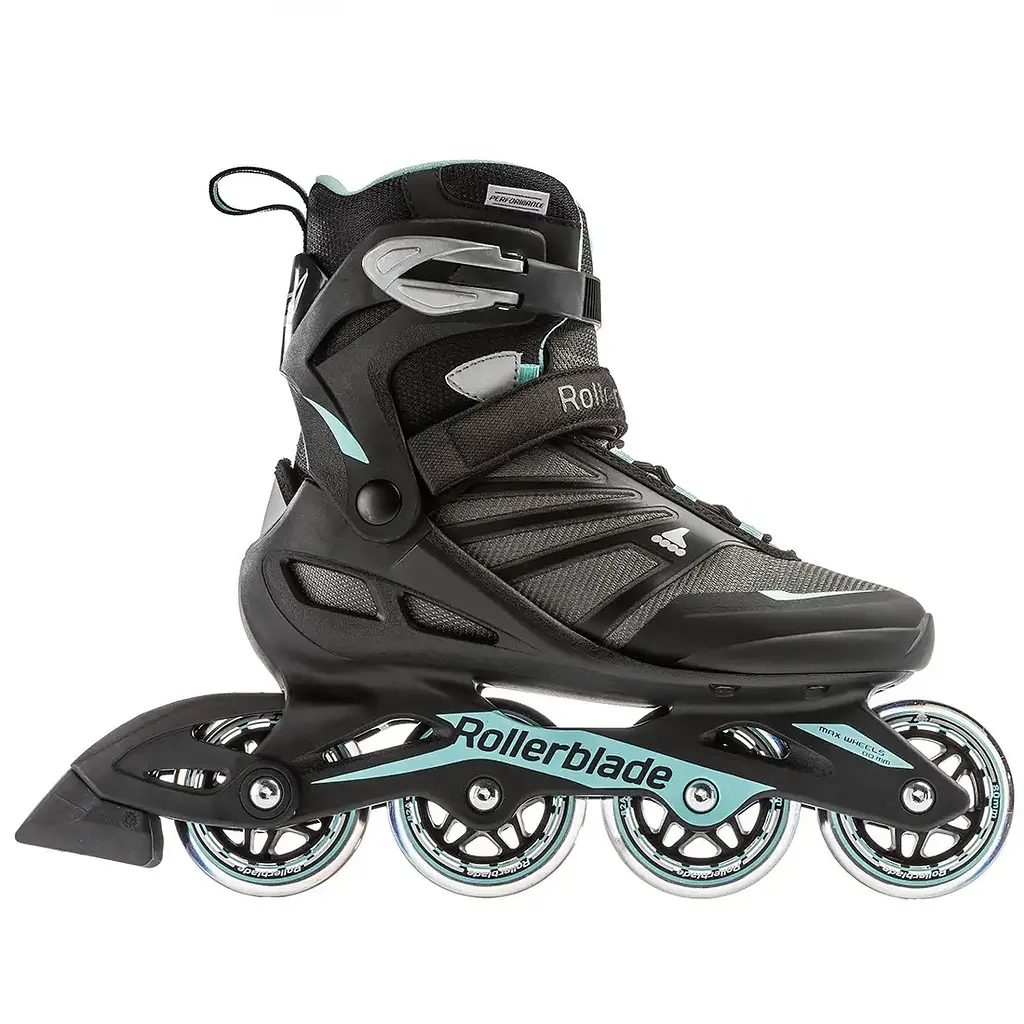 Ролики Rollerblade Zetrablade W 2024 245 Чорний-Блакитний - фото 3