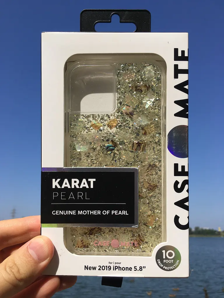 Чохол протиударний з блискітками Case-Mate Karat CM039350-08 для iPhone 11 Pro (5.8") Pearl - фото 8