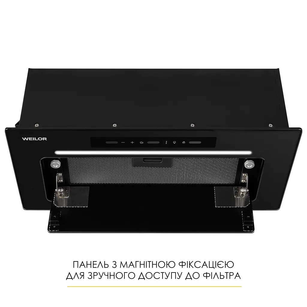 Витяжка повновбудована WEILOR LUMINA WBG 68 BLACK MATTE - фото 10