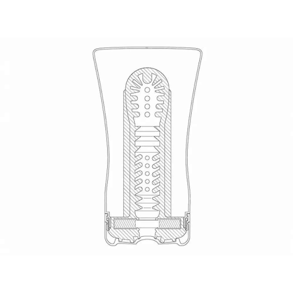Мастурбатор Tenga Soft Tube Cup з контрольованою щільністю стиснення, 18х7,5 см - фото 2