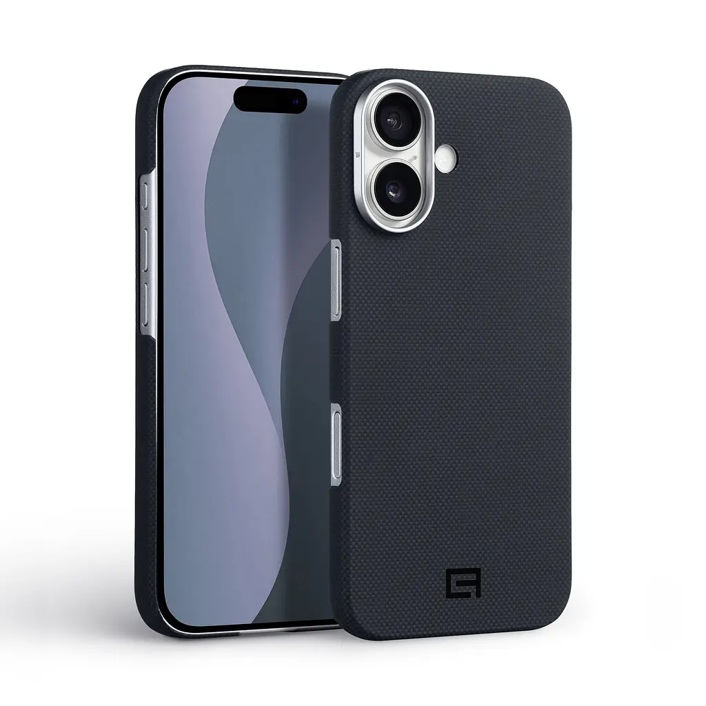 Чехол ArmorStandart BlackIcon Aramid Plain MagCase для Apple iPhone 17 Black (ARM90159) - фото 2