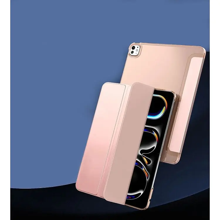 Чохол-книжка BeCover Tri Fold Hard для Apple iPad Pro 13" M4 2024 Pink (711732) - фото 3