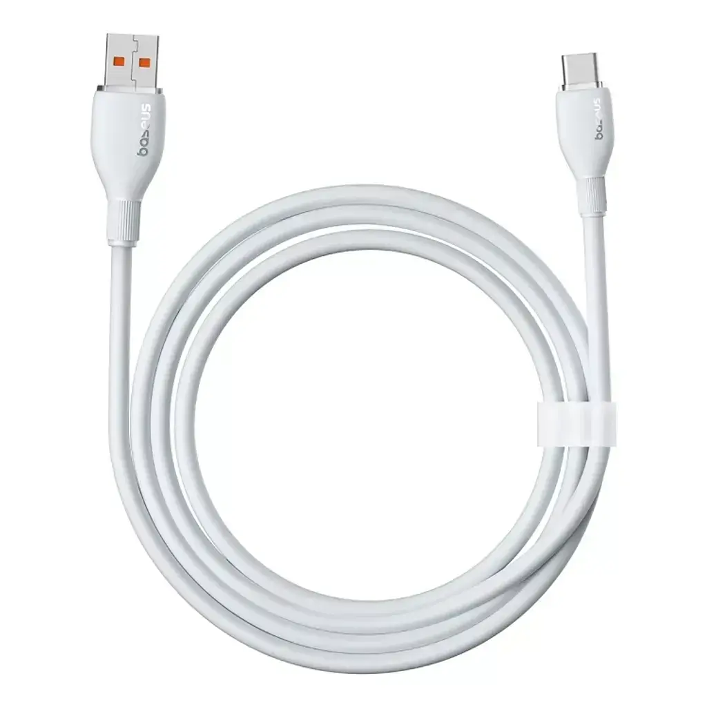 Кабель Baseus Pudding Series Fast Charging Cable USB to Type-C 100W 1.2m P10355703221-00 White - фото 3