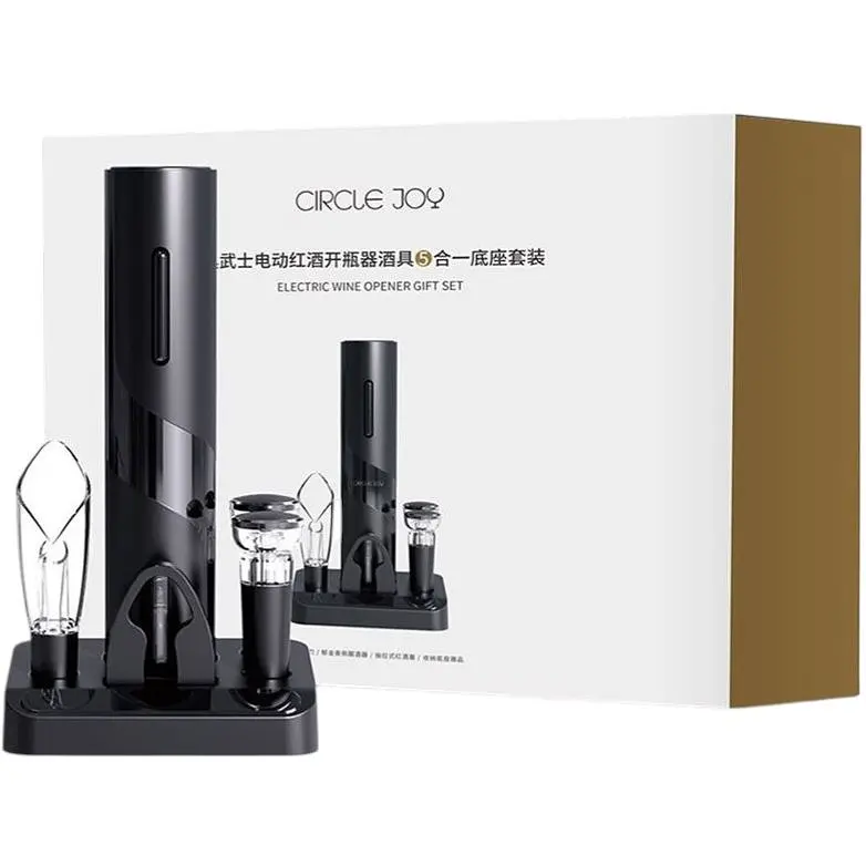 Винний набір Circle Joy Electric Wine Opener Gift Set 5 IN 1 (CJ-TZ08) - фото 2