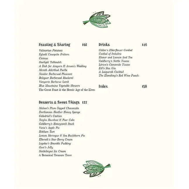 Recipes from the World of Tolkien Volume II. The Elven Cookbook - фото 3