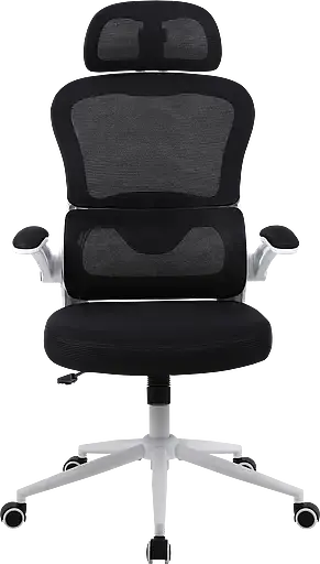 Офісне крісло GT Racer B-5880 White/Black - фото 3