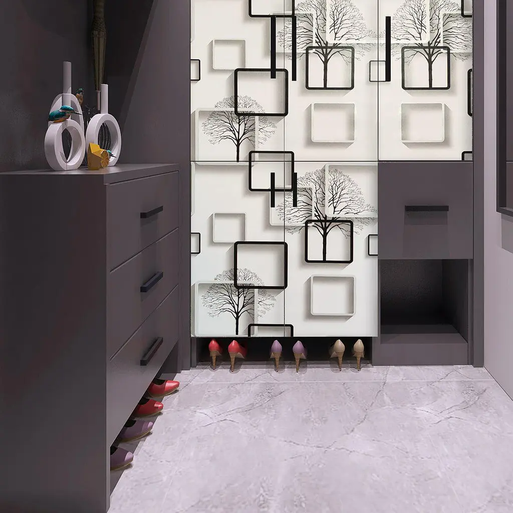 Самоклеюча плівка Sticker Wall дерево з квадратами 0.45х10м SW-00001263 - фото 5