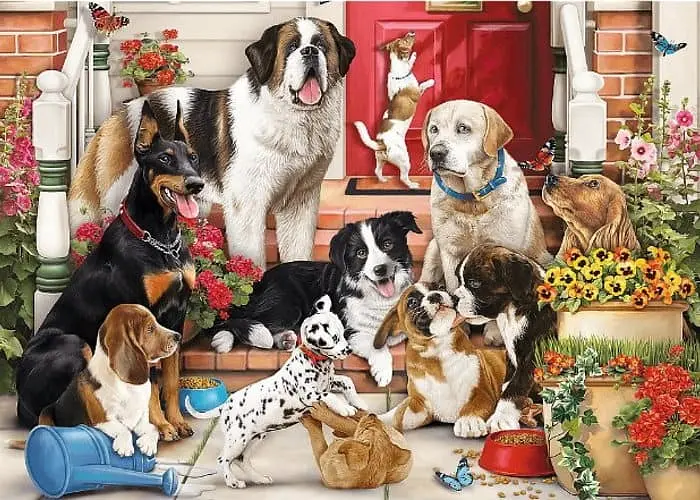 Пазл Trefl Hidden Shapes Собачі ігри 1043 ел. (10675) - фото 2