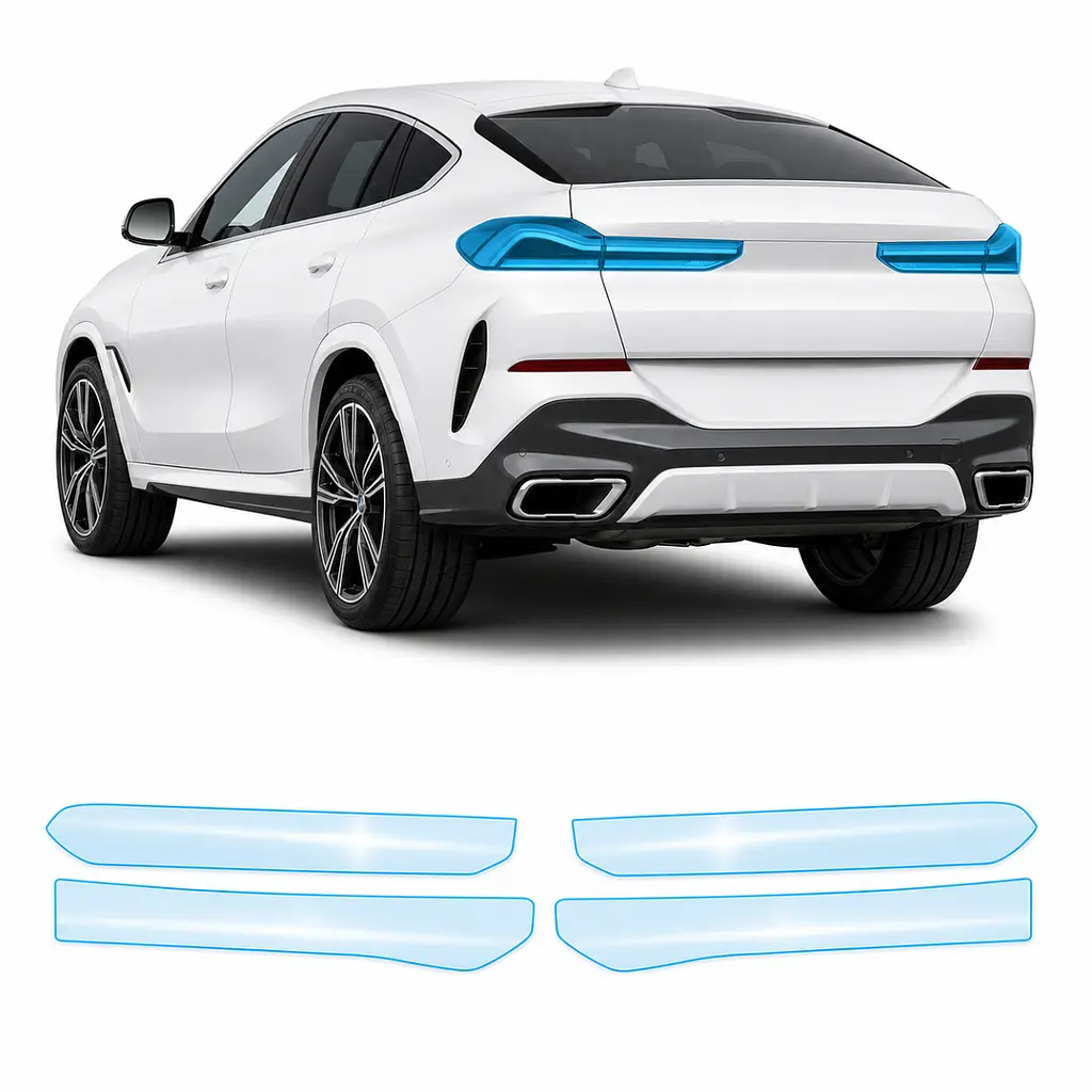 Антигравійна захисна бронеплівка за лекалами для BMW X6 G06 facelift 2023- задні ліхтарі стопи