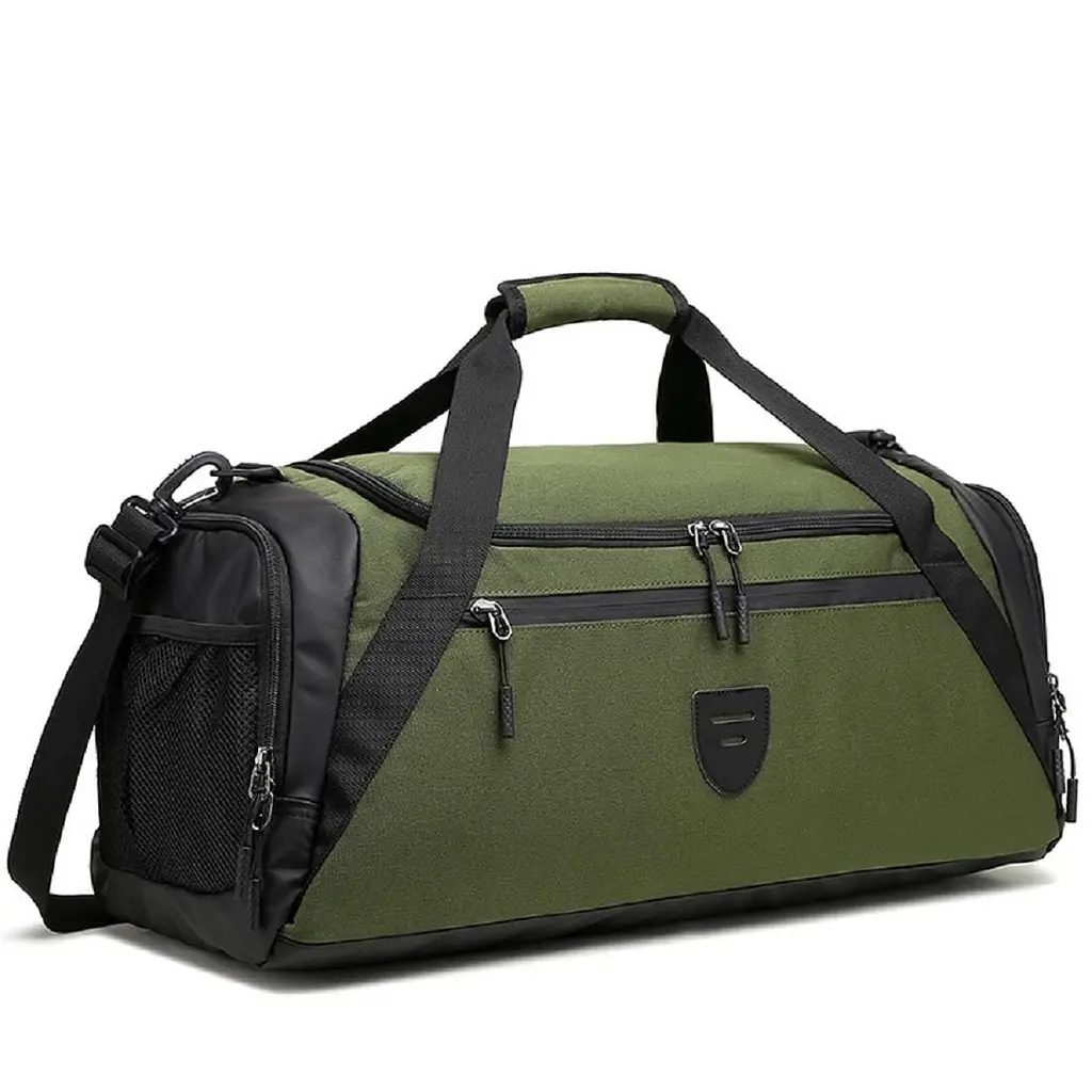Дорожня міцна текстильна сумка Confident TB7-T-2902GR зелена - фото 11