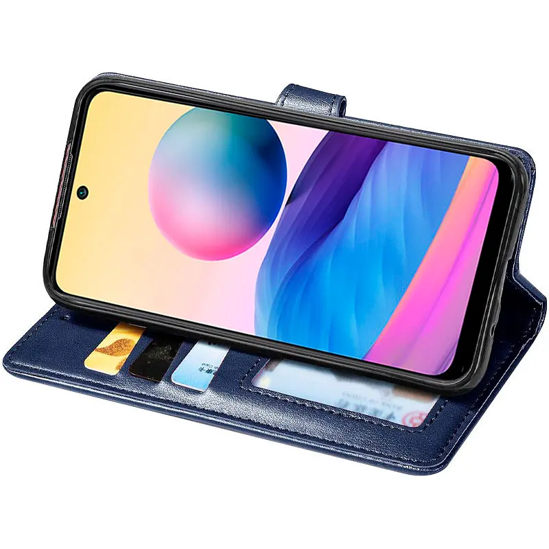 Чохол-книжка GETMAN Gallant Case для Redmi Note 13 Pro 4G/ Poco M6 Pro 4G/ Note 14S Blue [105396] - фото 4