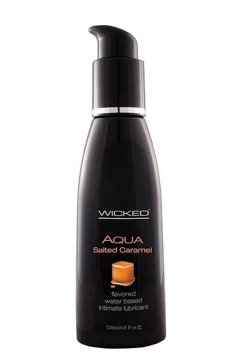 Лубрикант на водній основі Wicked Aqua Salted Caramel, 120 мл