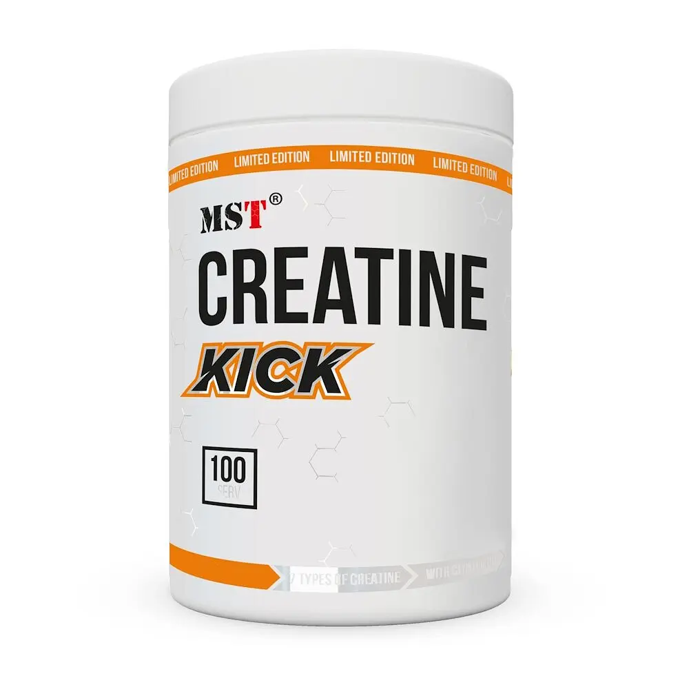 Комплексний креатин MST Nutrition Creatine Kick, 1 кг 7 форм креатину - Кавун-ківі
