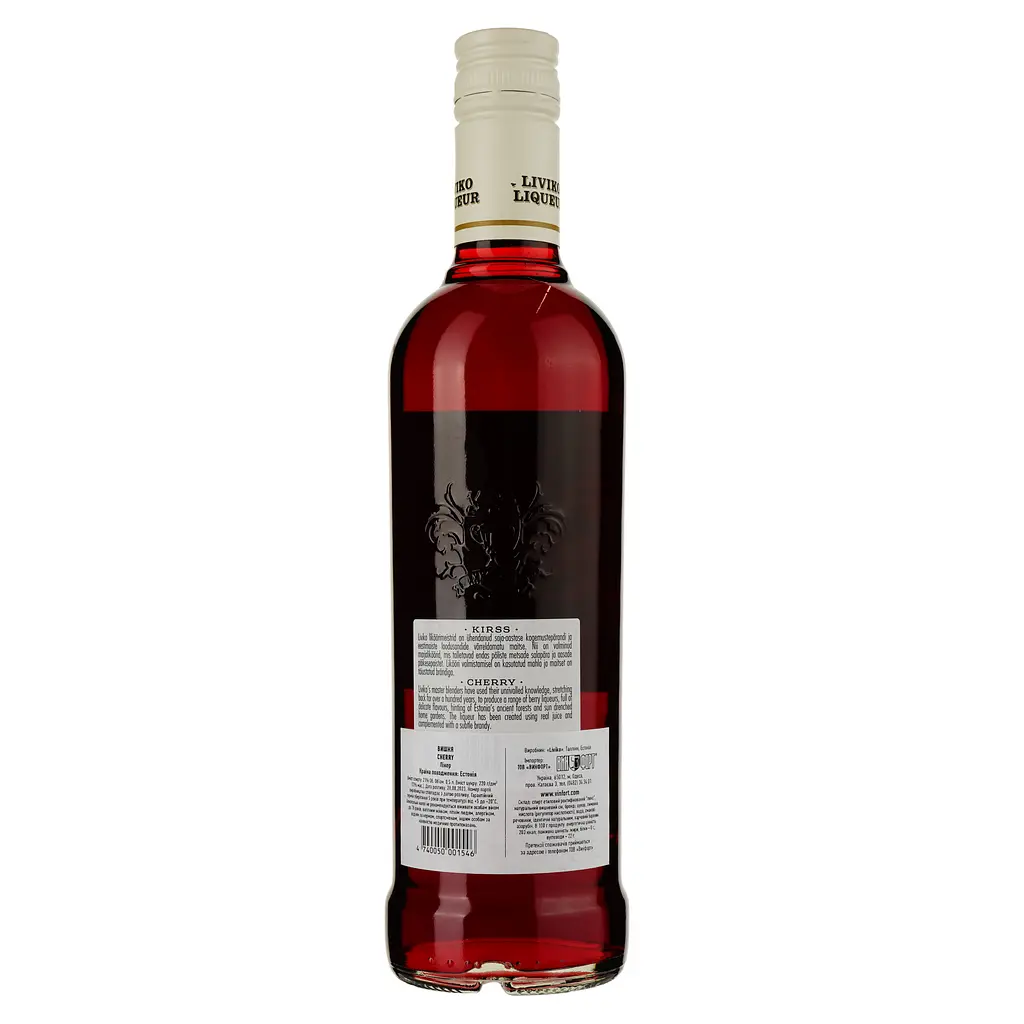 Лікер Liviko Cherry, 21%, 0,5 л - фото 2