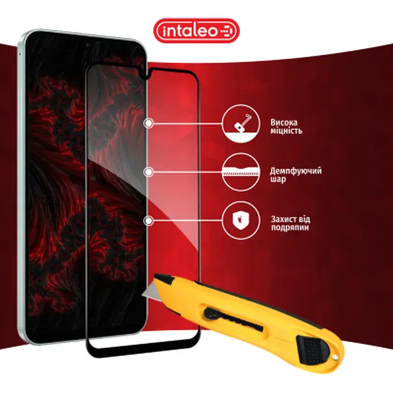 Скло захисне Intaleo Full Glue Samsung A26 Black (1283126608063) - фото 5