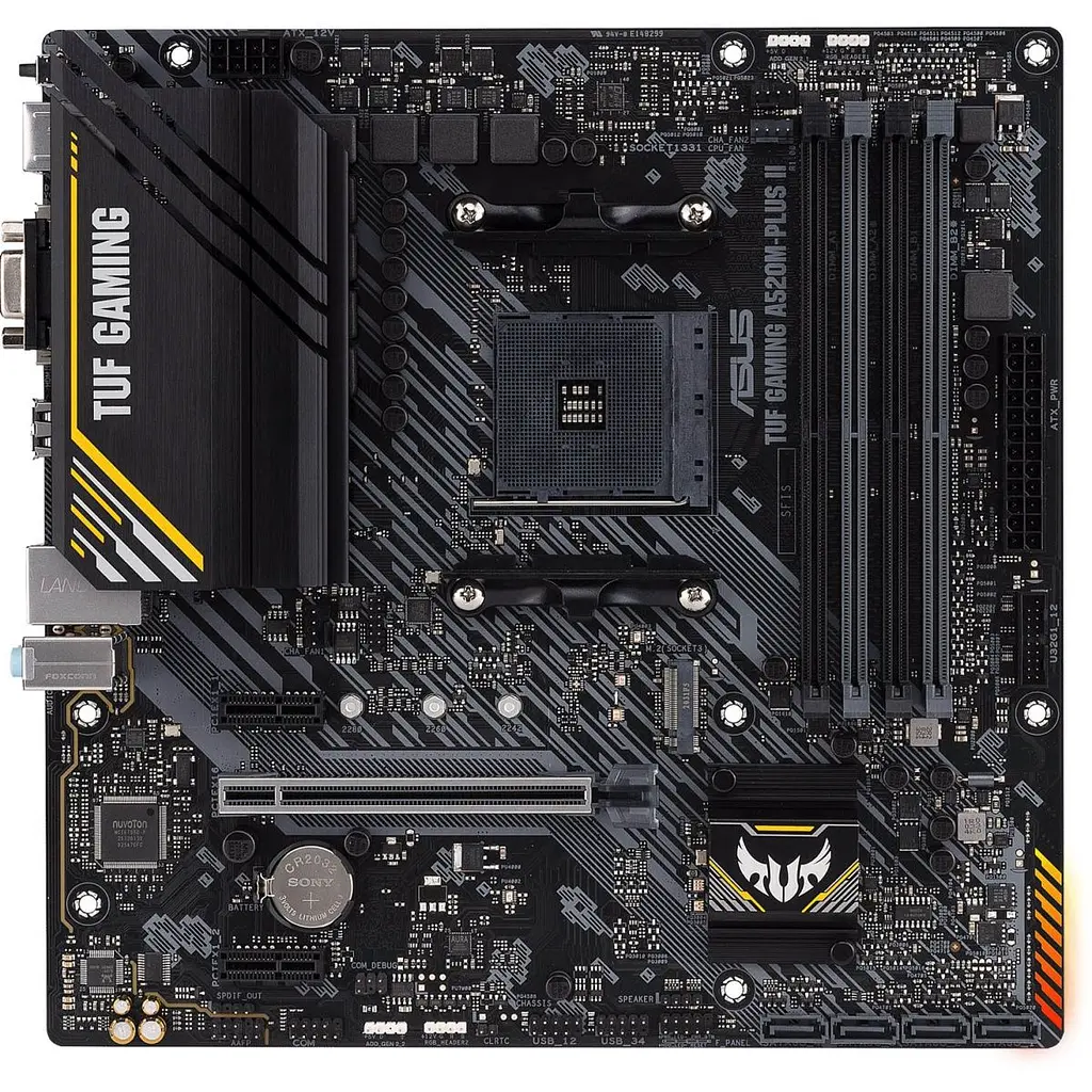 Материнська плата Asus TUF Gaming A520M-Plus II (90MB17G0-M0EAY0) [93574] - фото 2