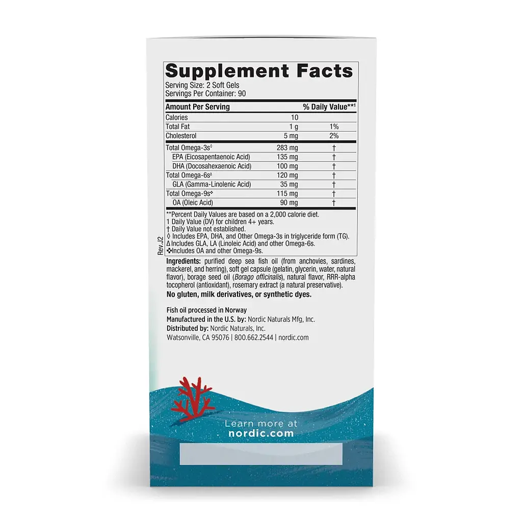 Комплекс Омега-3-6-9 для дітей Nordic Naturals Complete Omega Junior 180 mini softgels - фото 3