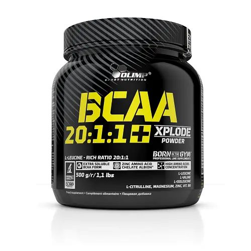 Амінокислота BCAA Olimp Sport Nutrition BCAA 20:1:1 Xplode, 500 грам - Грейпфрут